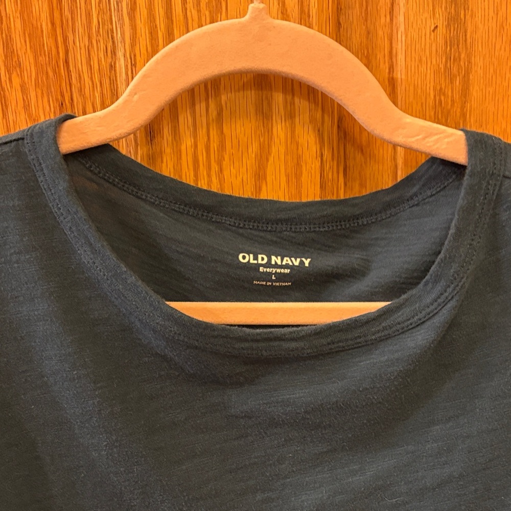 Old Navy Deep Teal Long Sleeve Everywear T-Shirt - Picture 7 of 9